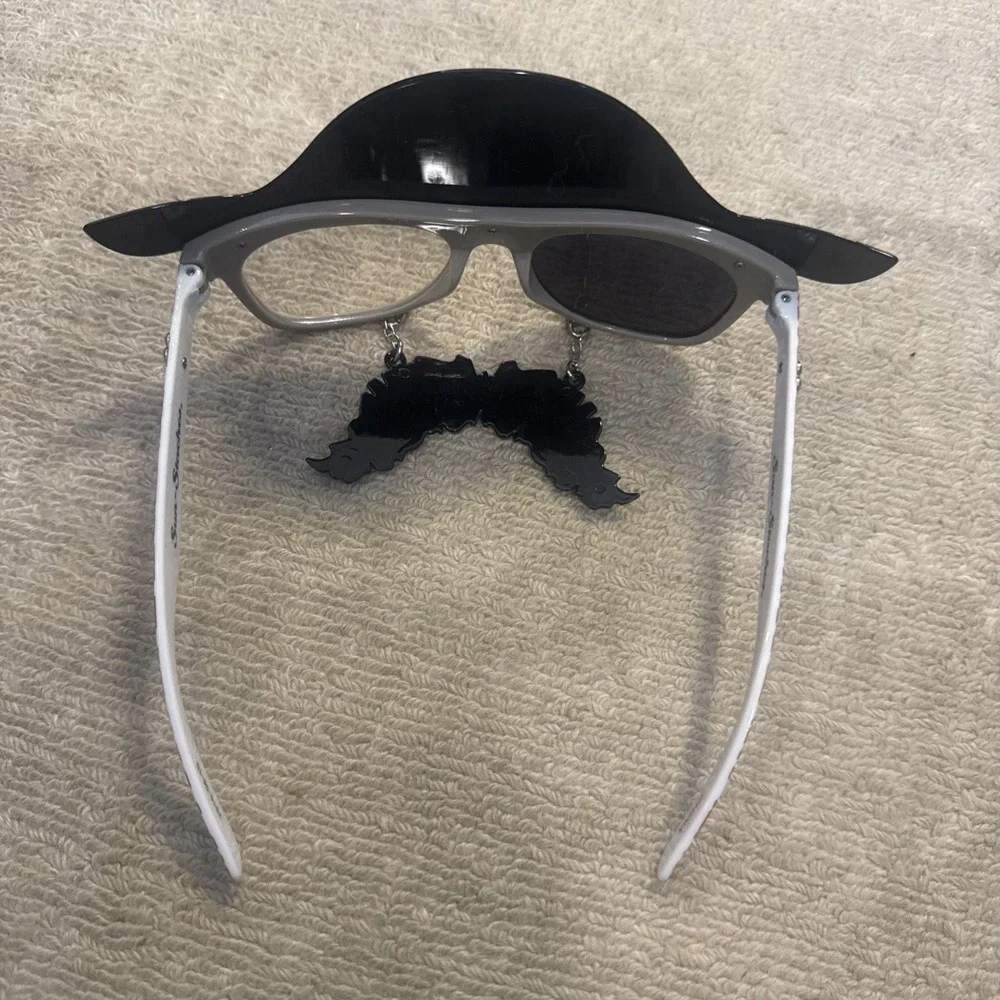 Sun Staches Unisex Pirate with Mustache One Eye & Hat Sunglasses - Halloween